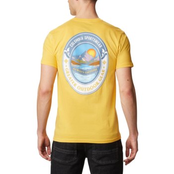 Columbia Lakel, Camiseta Dorados Para Hombre | 978246-NRW